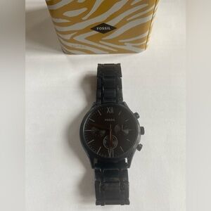 Fossil Black Chronograph Timepiece